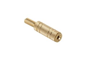 Pistoke 3,5 mm kultainen kaapeli hinta ja tiedot | Adapterit | hobbyhall.fi