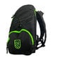 Viking Discs Rucksack Pro Frisbeegolf reppu, musta/lime hinta ja tiedot | Frisbeegolf | hobbyhall.fi