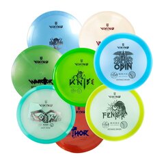 Viking Discs Tournament Set, 8 kiekon setti hinta ja tiedot | Frisbeegolf | hobbyhall.fi