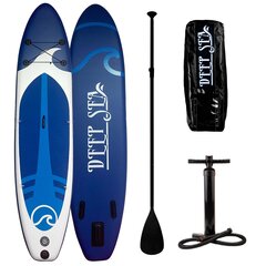 Deep Sea SUP-lautasetti XXL 330cm, Sinivalkoinen hinta ja tiedot | Deep Sea Vesiurheilu | hobbyhall.fi