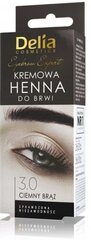 Kulma- ja ripsiväri Delia Cosmetics Henna Cream 15 ml, 3.0 Dark Brown hinta ja tiedot | Kulmavärit ja kulmakynät | hobbyhall.fi