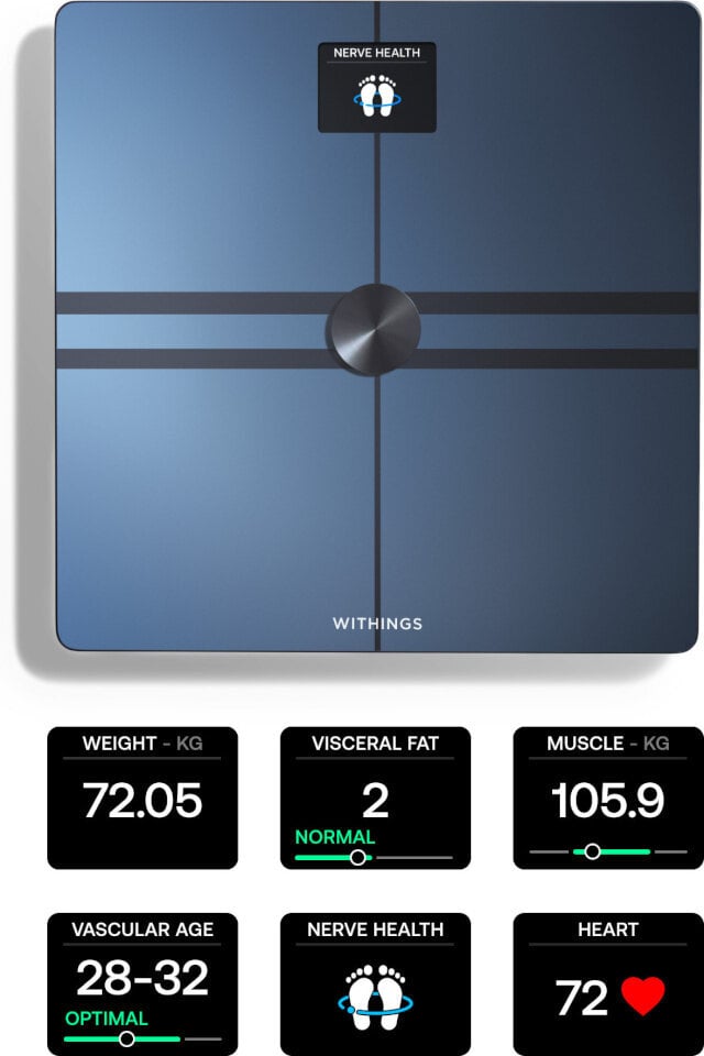 Withings Body Comp Black hinta ja tiedot | Vaa'at | hobbyhall.fi