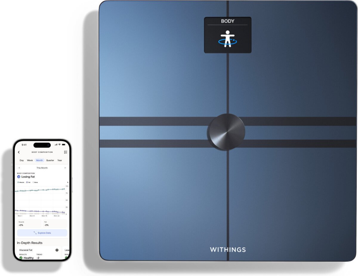 Withings Body Comp Black hinta ja tiedot | Vaa'at | hobbyhall.fi