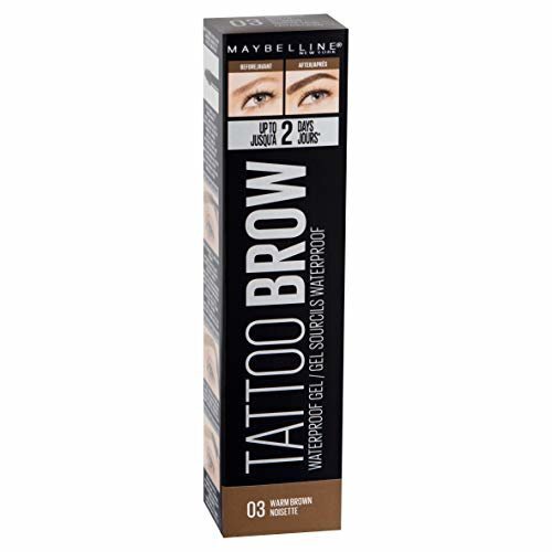 Kulmakarvan väri Maybelline New York Tattoo Brow 5 ml, 03 Warm Brown hinta ja tiedot | Kulmavärit ja kulmakynät | hobbyhall.fi