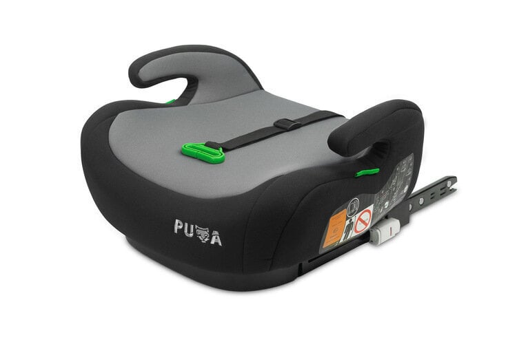 Turvaistuin - lastenistuin Caretero Puma Isofix-I-Size, 125-150 cm, musta hinta ja tiedot | Turvaistuimet | hobbyhall.fi