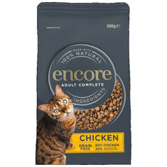 Encore Adult Complete aikuisille kissoille kanan kanssa, 800 g hinta ja tiedot | Kissan kuivaruoka | hobbyhall.fi