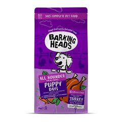 Barking Heads Puppy Days nuorille koirille kalkkunan kanssa, 2 kg hinta ja tiedot | Koiran kuivaruoka | hobbyhall.fi