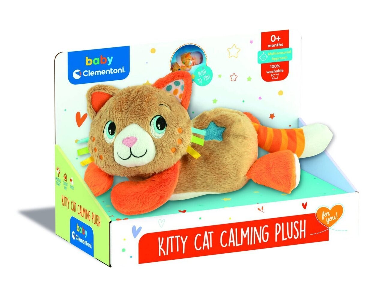 Pehmolelu Clementoni Baby Ron Ron kissa hinta ja tiedot | Pehmolelut | hobbyhall.fi