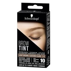 Pitkäkestoinen kulmakarvaväri Schwarzkopf Tint Light Brown hinta ja tiedot | Kulmavärit ja kulmakynät | hobbyhall.fi