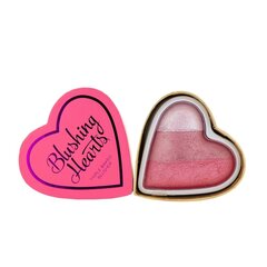 Makeup Revolution London I Heart Makeup Blushing Hearts poskipuna 10 g, Iced Hearts, Bursting With Love hinta ja tiedot | Aurinkopuuterit ja poskipunat | hobbyhall.fi