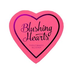 Makeup Revolution London I Heart Makeup Blushing Hearts poskipuna 10 g, Iced Hearts, Bursting With Love hinta ja tiedot | Aurinkopuuterit ja poskipunat | hobbyhall.fi