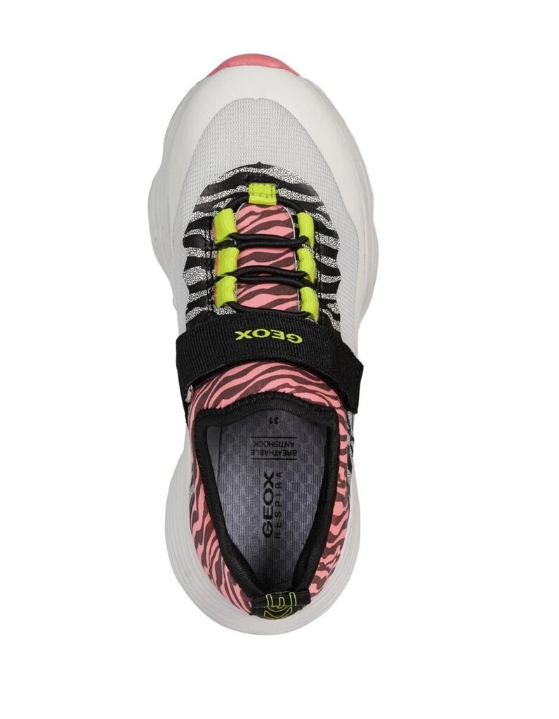 Sporta apavi Geox J Bubblex GIRL(31-39) J15CNA 014EE C0563 WHITE/FUCHSIA hinta ja tiedot | Lasten urheilukengät | hobbyhall.fi