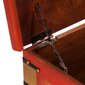 vidaXL Säilytyslaatikko punainen 110x40x40 cm täysi akaasiapuu hinta ja tiedot | Säilytyslaatikot ja -korit | hobbyhall.fi