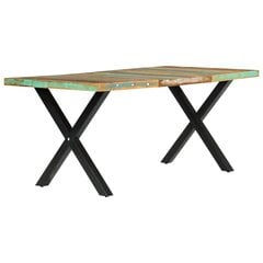 vidaXL Ruokapöytä 180x90x76 cm täysi kierrätetty puu hinta ja tiedot | Ruokapöydät | hobbyhall.fi