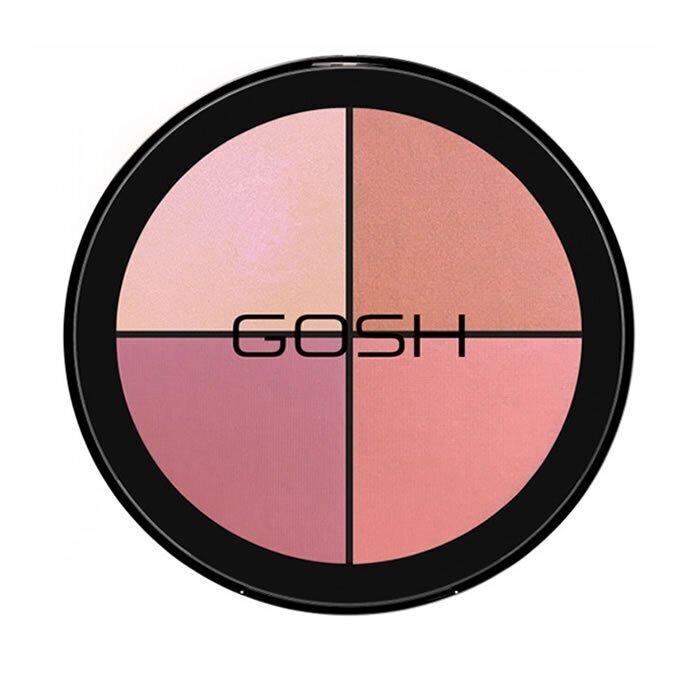 GOSH Strobe'n Glow Kit highlighter, poskipuna ja korostusväri, 15 g, 002 Blush hinta ja tiedot | Aurinkopuuterit ja poskipunat | hobbyhall.fi