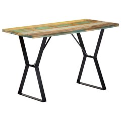 vidaXL Ruokapöytä 120x60x76 cm uusiokäytetty puu hinta ja tiedot | Ruokapöydät | hobbyhall.fi