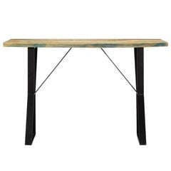 vidaXL Ruokapöytä 120x60x76 cm uusiokäytetty puu hinta ja tiedot | Ruokapöydät | hobbyhall.fi