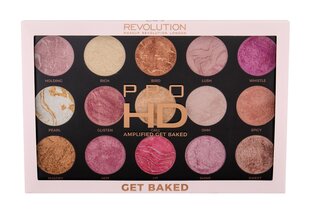 Makeup Revolution London Pro HD Amplified Palette korostustuote 37,5 g, Get Baked hinta ja tiedot | Aurinkopuuterit ja poskipunat | hobbyhall.fi