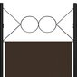 vidaXL 6-paneelinen tilanjakaja ruskea 240x180 cm hinta ja tiedot | Sermit ja tilanjakajat | hobbyhall.fi