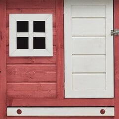 vidaXL Kanahäkki punainen 170x81x110 cm täysi mänty ja kuusi hinta ja tiedot | Ei ole määritelty Linnut | hobbyhall.fi