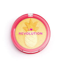 Makeup Revolution London I Heart Revolution Fruity Highlighter korostustuote 9,15 g, Pineapple hinta ja tiedot | Aurinkopuuterit ja poskipunat | hobbyhall.fi