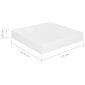 vidaXL Kelluvat seinähyllyt 4 kpl korkeakiilto valk 23x23,5x3,8 cm MDF hinta ja tiedot | Hyllyt | hobbyhall.fi