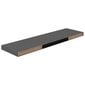 vidaXL Kelluvat seinähyllyt 2kpl korkeakiilto harmaa 90x23,5x3,8cm MDF hinta ja tiedot | Hyllyt | hobbyhall.fi