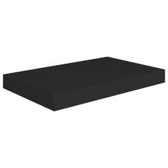 vidaXL Kelluva seinähylly musta 40x23x3,8 cm MDF hinta ja tiedot | Hyllyt | hobbyhall.fi