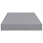 vidaXL Kelluva seinähylly harmaa 50x23x3,8 cm MDF hinta ja tiedot | Hyllyt | hobbyhall.fi