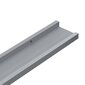 vidaXL Tauluhyllyt 2 kpl harmaa 40x9x3 cm MDF hinta ja tiedot | Hyllyt | hobbyhall.fi