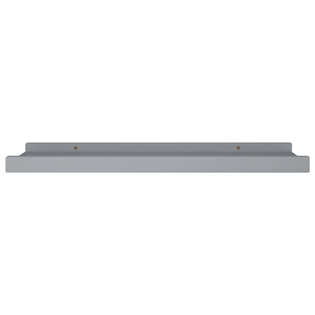 vidaXL Tauluhyllyt 2 kpl harmaa 40x9x3 cm MDF hinta ja tiedot | Hyllyt | hobbyhall.fi