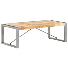 vidaXL Sohvapöytä 120x60x40 cm karkea mangopuu hinta ja tiedot | Sohvapöydät | hobbyhall.fi