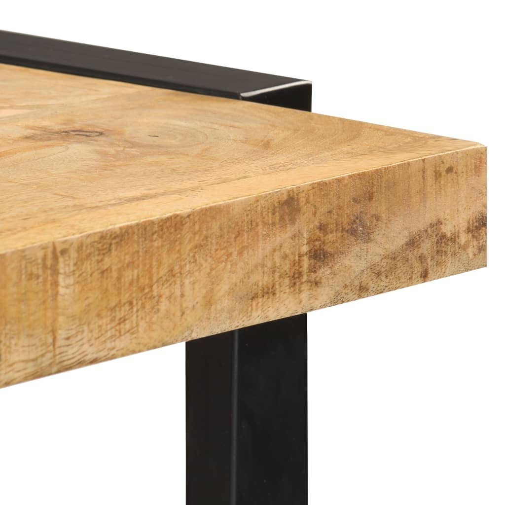 vidaXL Baaripöytä 120x40x101 cm karkea mangopuu hinta ja tiedot | Ruokapöydät | hobbyhall.fi
