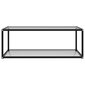 vidaXL Sohvapöytä läpinäkyvä 100x50x35 cm karkaistu lasi hinta ja tiedot | Sohvapöydät | hobbyhall.fi