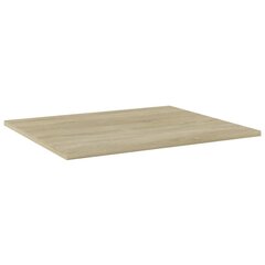 vidaXL Kirjahyllytasot 4 kpl Sonoma tammi 60x50x1,5 cm lastulevy hinta ja tiedot | Hyllyt | hobbyhall.fi