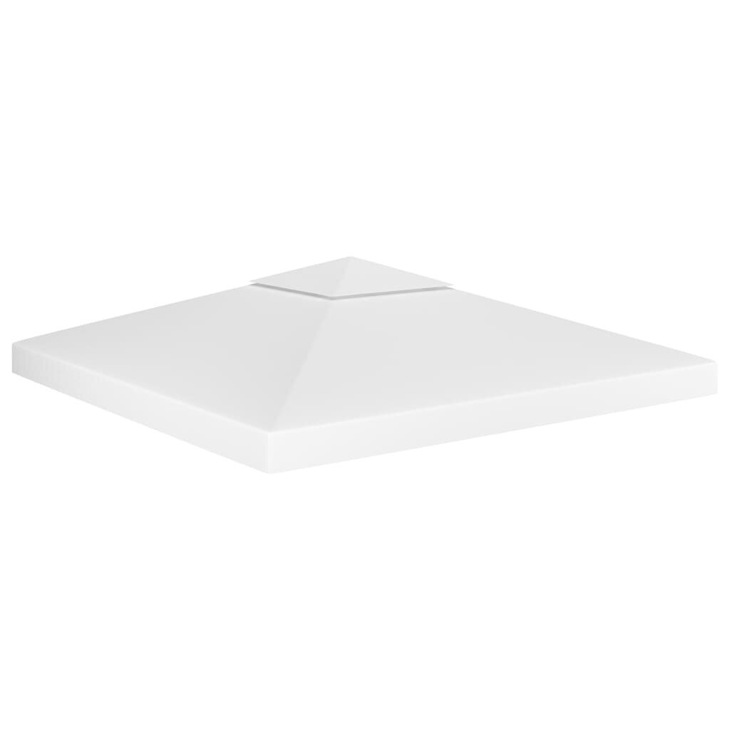 vidaXL 2-kerroksinen huvimajan katto 310 g/m² 3x3 m valkoinen hinta ja tiedot | Puutarhapaviljongit | hobbyhall.fi