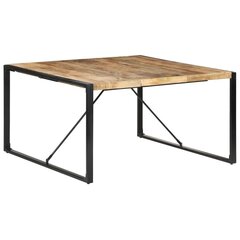 vidaXL Ruokapöytä 220x100x75 cm karkea mangopuu hinta ja tiedot | Ruokapöydät | hobbyhall.fi