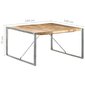 vidaXL Ruokapöytä 140x140x75 cm karkea mangopuu hinta ja tiedot | Ruokapöydät | hobbyhall.fi