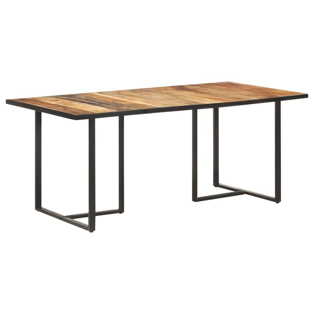 vidaXL Ruokapöytä 180 cm karkea mangopuu hinta ja tiedot | Ruokapöydät | hobbyhall.fi