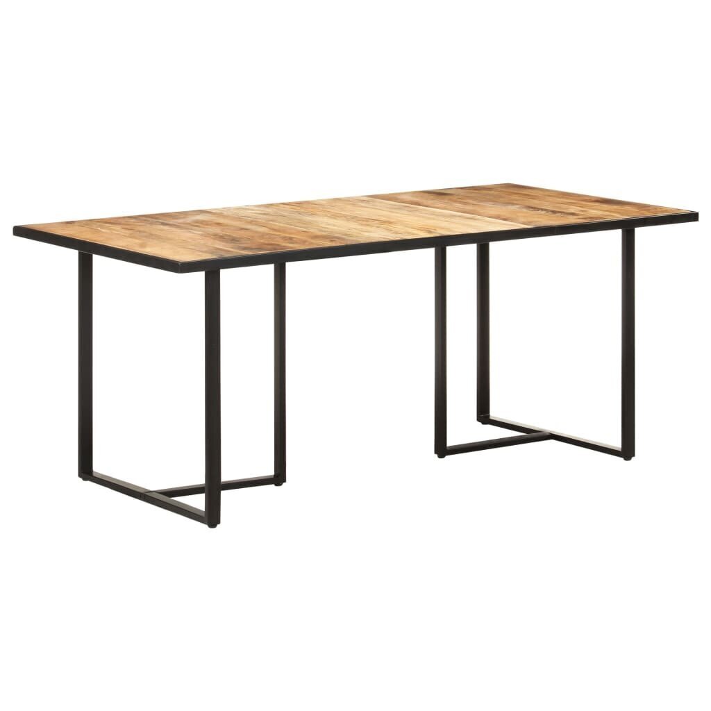 vidaXL Ruokapöytä 180 cm karkea mangopuu hinta ja tiedot | Ruokapöydät | hobbyhall.fi