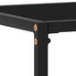 vidaXL Konsolipöytä musta 100x35x75 cm karkaistu lasi hinta ja tiedot | Sohvapöydät | hobbyhall.fi