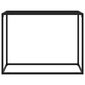 vidaXL Konsolipöytä musta 100x35x75 cm karkaistu lasi hinta ja tiedot | Sohvapöydät | hobbyhall.fi