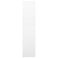 vidaXL Toimistokaappi valkoinen 90x40x180 cm teräs hinta ja tiedot | Olohuoneen kaapit ja lipastot | hobbyhall.fi