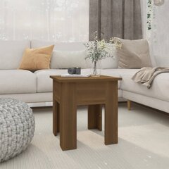 vidaXL Sohvapöytä ruskea tammi 40x40x42 cm lastulevy hinta ja tiedot | Sohvapöydät | hobbyhall.fi