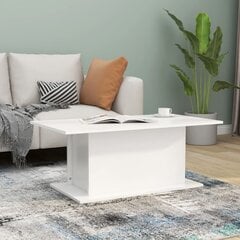 vidaXL Sohvapöytä valkoinen 102x55,5x40 cm lastulevy hinta ja tiedot | Sohvapöydät | hobbyhall.fi