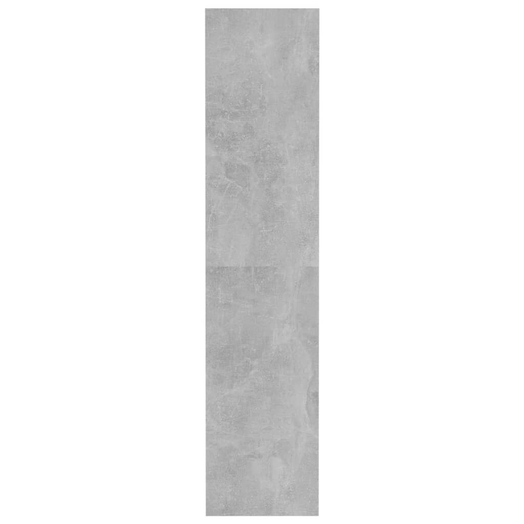 vidaXL Kirjahylly/tilanjakaja betoninharmaa 80x30x135 cm lastulevy hinta ja tiedot | Hyllyt | hobbyhall.fi