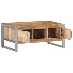 vidaXL Sohvapöytä 95x50x40 cm karkea mangopuu hinta ja tiedot | Sohvapöydät | hobbyhall.fi