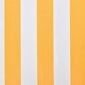 vidaXL Markiisi-/aurinkovarjo auringonkukan keltainen/valkoinen 6x3 m hinta ja tiedot | Aurinkovarjot ja markiisit | hobbyhall.fi