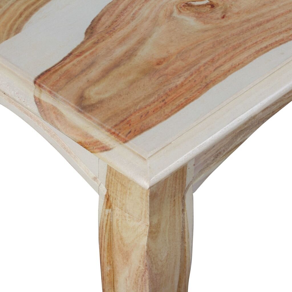 vidaXL Sohvapöytä kiinteä seesampuu 110x60x35 cm hinta ja tiedot | Sohvapöydät | hobbyhall.fi