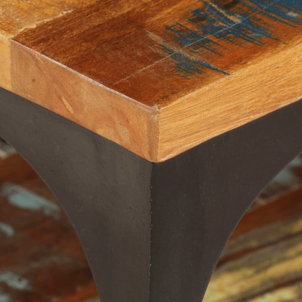 vidaXL Sohvapöytä hyllyllä 100x60x35 cm kierrätetty puu hinta ja tiedot | Sohvapöydät | hobbyhall.fi